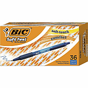 BIC SoftFeel Retractable Ball Pens (BICSCSM361BE)