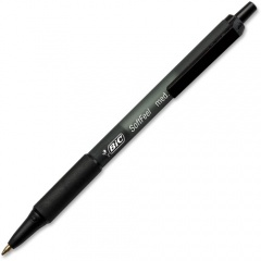 BIC SoftFeel Retractable Ball Pens (SCSM361BK)
