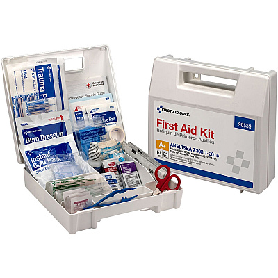 First Aid Only 25-Person Bulk Plastic First Aid Kit - ANSI Compliant (FAO90589)
