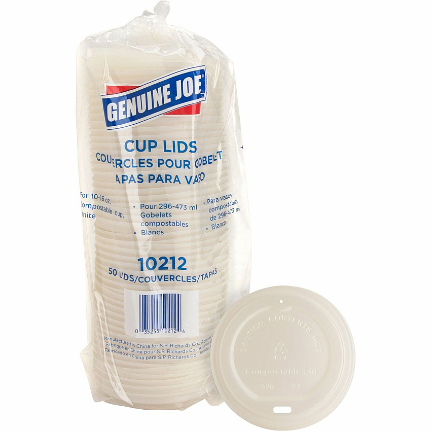 Genuine Joe Vented Hot Cup Lid (GJO10212)
