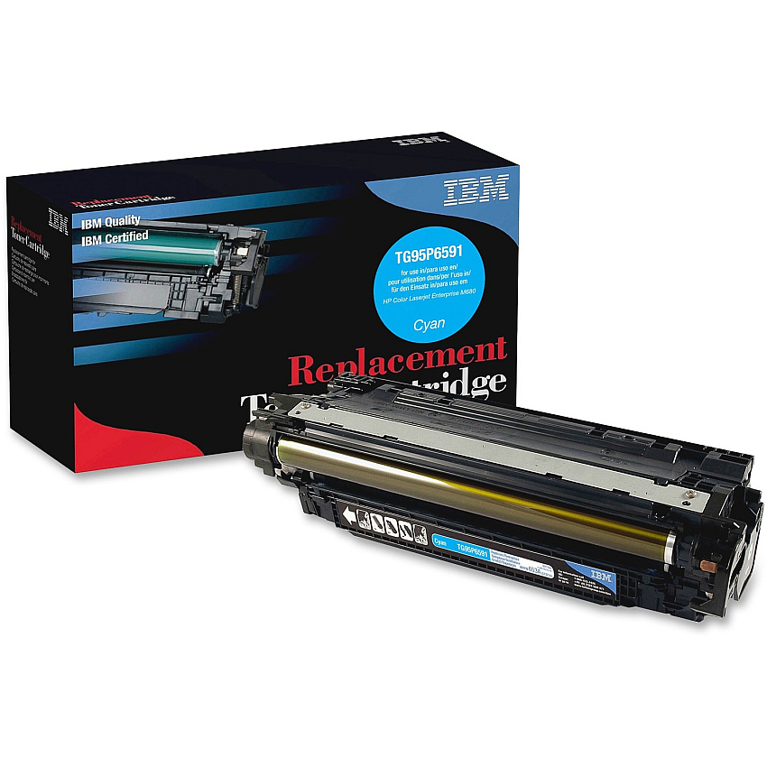 IBM Remanufactured Laser Toner Cartridge - Alternative for HP 653A (CF321A) - Cyan - 1 Each (IBMTG95P6591)