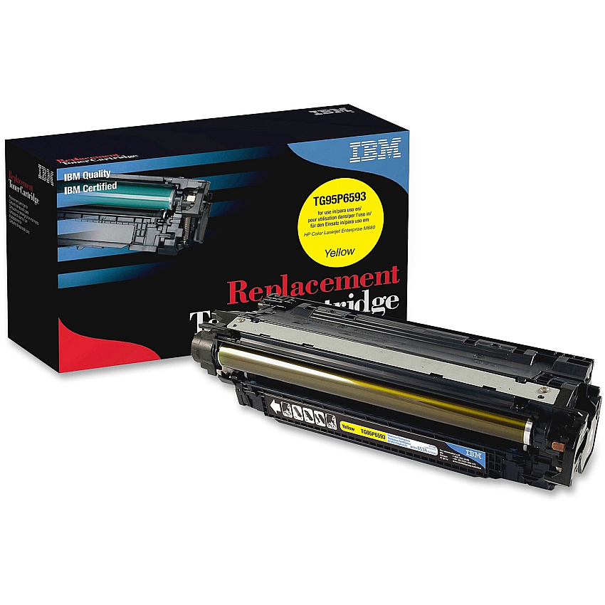 IBM Remanufactured Laser Toner Cartridge - Alternative for HP 653A (CF322A) - Yellow - 1 Each (IBMTG95P6593)