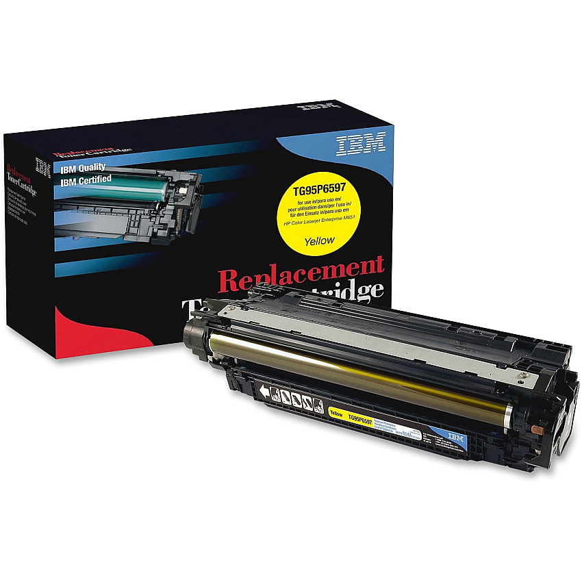IBM Remanufactured Laser Toner Cartridge - Alternative for HP 654A (CF332A) - Yellow - 1 Each (IBMTG95P6597)