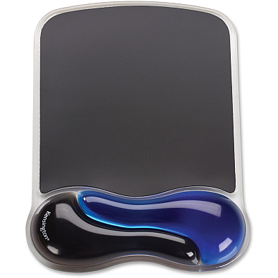 Kensington Duo Gel Wave Mouse Pad Wrist Pillow (KMW62401)