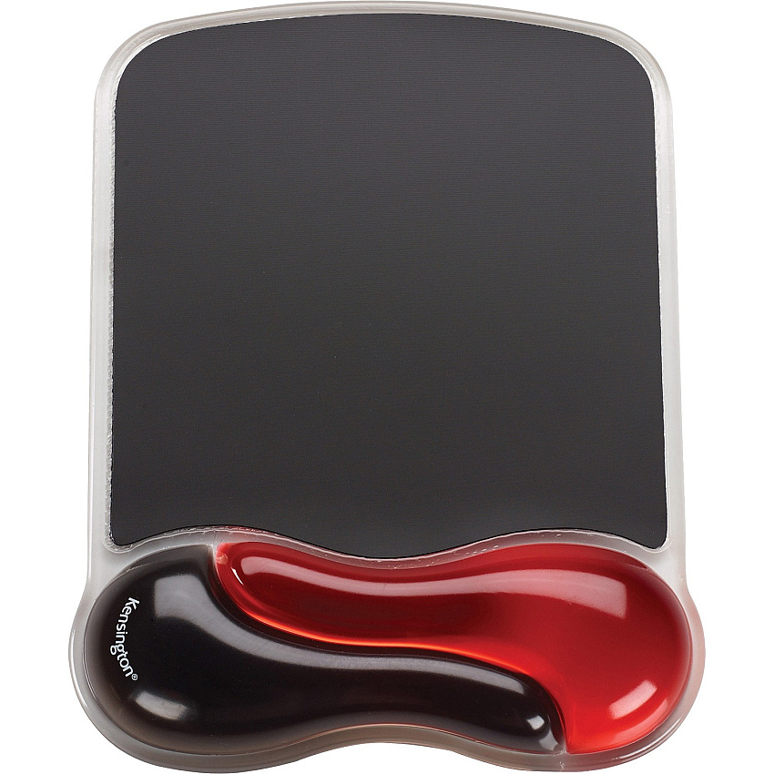 Kensington Duo Gel Wave Mouse Pad Wrist Pillow (KMW62402)