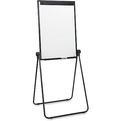 Lorell 2-sided Dry-Erase Easel with Flip-Chart Clip (LLR55629)