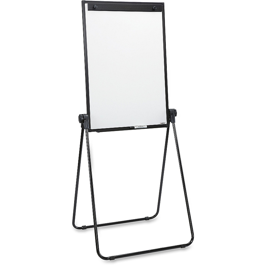 Lorell 2-sided Dry-Erase Easel with Flip-Chart Clip (LLR55629)