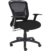 Lorell Flipper Arm Mid-back Office Chair (LLR59519)