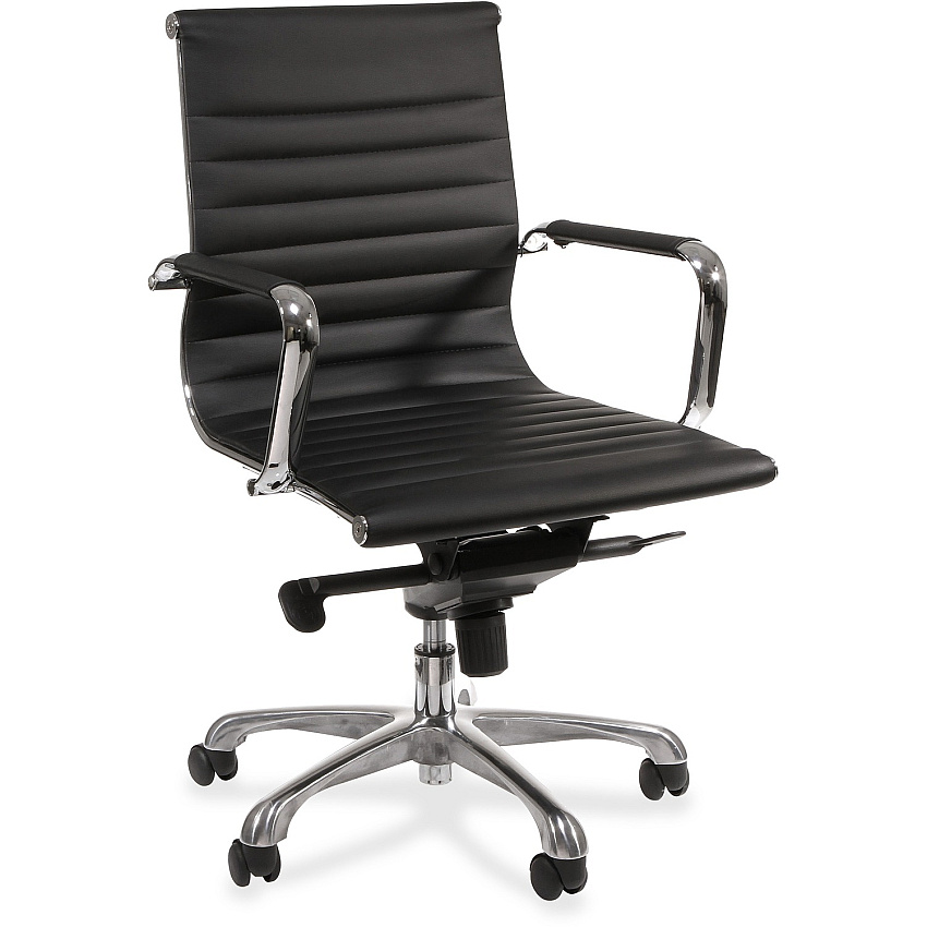 Lorell Modern Managerial Mid-back Office Chair (LLR59538)