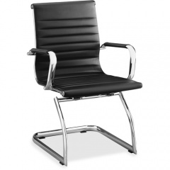 Lorell Modern Chair Mid-back Leather Guest Chairs (59539)