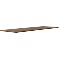 Lorell Universal Walnut Knife Edge Tabletop (59612)