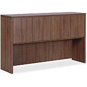 Lorell Essentials Series Stack-on Hutch with Doors (LLR69977)