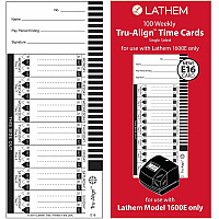 Lathem E16 Tru-Align Time Cards (LTHE16100)
