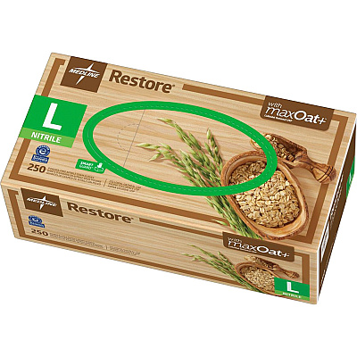 Medline Restore Nitrile Exam Gloves with Oatmeal (MIIOAT6803)