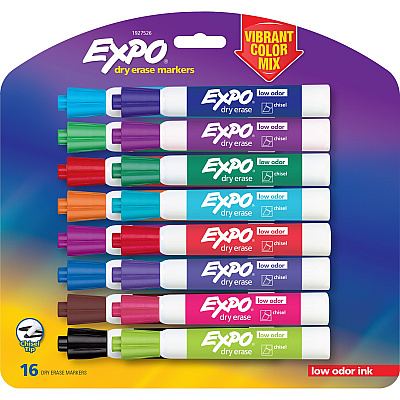 EXPO Low-Odor Dry Erase Chisel Tip Markers (SAN1927526)