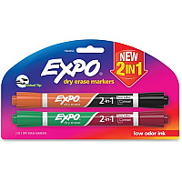 EXPO 2-in-1 Dry Erase Markers (SAN1944654)