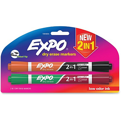 EXPO 2-in-1 Dry Erase Markers (SAN1944654)