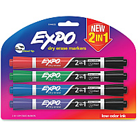 EXPO 2-in-1 Dry Erase Markers (SAN1944655)