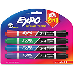 EXPO 2-in-1 Dry Erase Markers (SAN1944655)