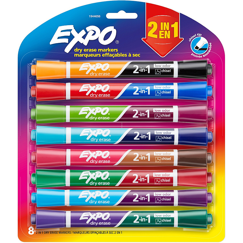 EXPO 2-in-1 Dry Erase Markers (SAN1944658)