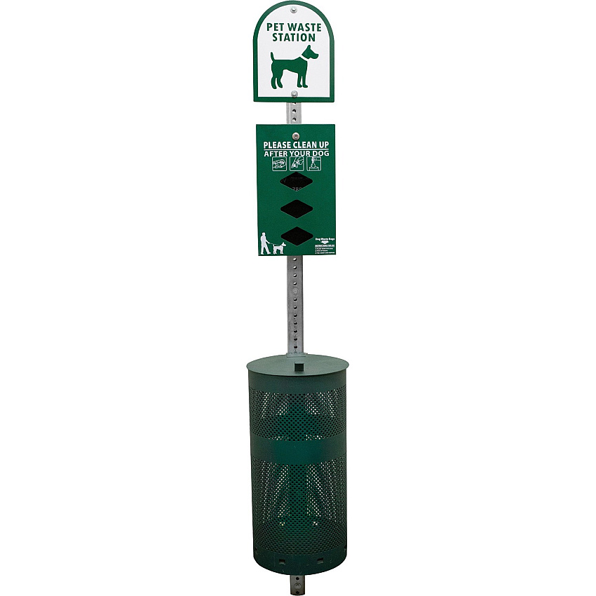 Tatco Dog Waste Station Trash Can (TCO28000)