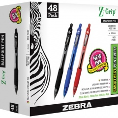 Zebra Z-Grip Retractable Ballpoint Pens (22048)
