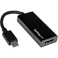 StarTech Usb-c To Hdmi Adapter - 4k 30hz - Black - Usb Type-c To Hdmi Adapter - Thunderbolt 3 Compatible (CDP2HD)