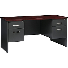 Lorell Fortress Modular Series Double-pedestal Credenza (LLR79160)