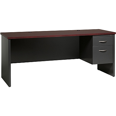 Lorell Fortress Modular Series Right-pedestal Credenza (LLR79162)