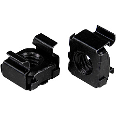 StarTech M6 Cage Nuts - 100 Pack, Black (CABCAGENT62B)