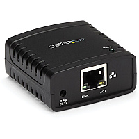 StarTech 10/100mbps Ethernet To Usb 2.0 Network Lpr Print Server - Usb Print Server With 10base-t/100base-tx Auto-sensing - Supports Lpr Network Printing (PM1115U2)