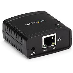 StarTech 10/100mbps Ethernet To Usb 2.0 Network Lpr Print Server - Usb Print Server With 10base-t/100base-tx Auto-sensing - Supports Lpr Network Printing (PM1115U2)