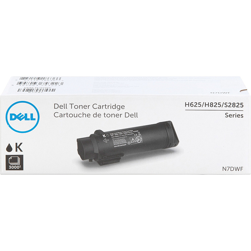 Dell Original High Yield Laser Toner Cartridge - Black - 1 Each (DLLN7DWF)