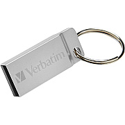 Verbatim 16GB Metal Executive USB Flash Drive - Silver (98748)