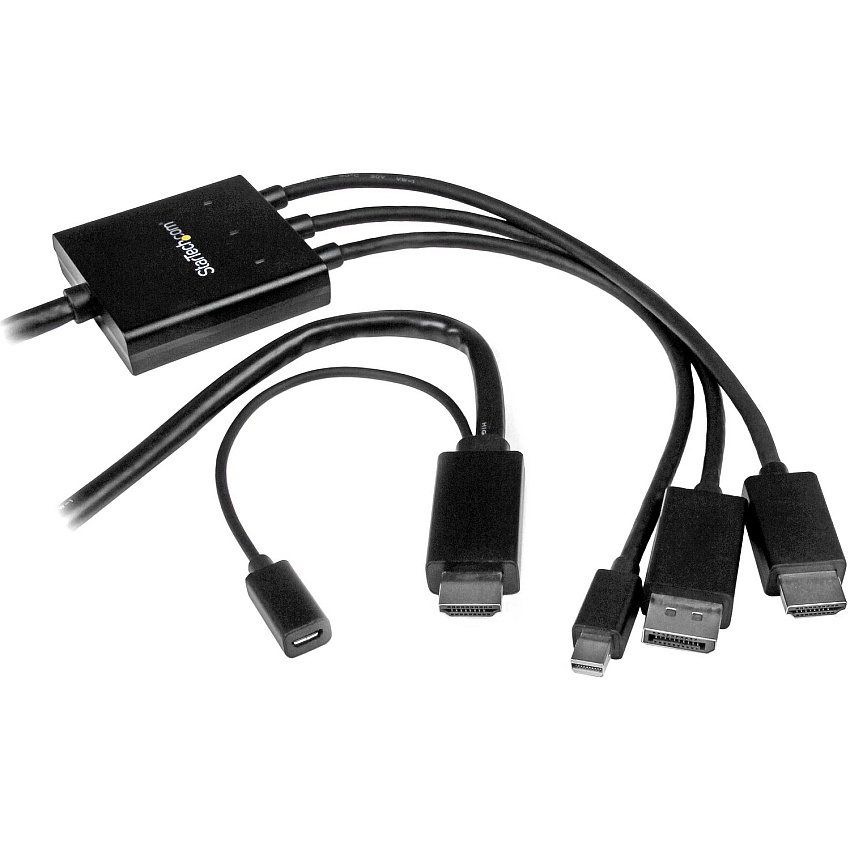 StarTech 6 Ft Dp Mini Dp Or Hdmi To Hdmi Adapter (DPMDPHD2HD)