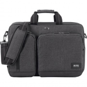 Solo Urban Carrying Case (Briefcase) for 15.6" Apple iPad Notebook - Gray, Black (UBN31010)