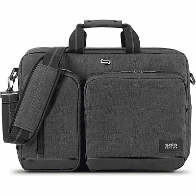 Solo Urban Carrying Case (Briefcase) for 15.6" iPad Notebook - Gray, Black (USLUBN31010)
