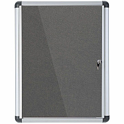 MasterVision Magnetic Gray Fabric Enclosed Board (BVCVT630103690)