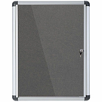 MasterVision Magnetic Gray Fabric Enclosed Board (BVCVT630103690)