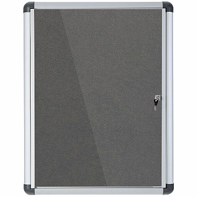 MasterVision Magnetic Gray Fabric Enclosed Board (BVCVT630103690)