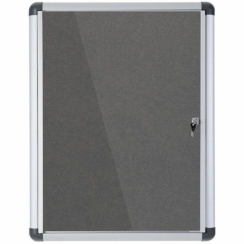 MasterVision Magnetic Gray Fabric Enclosed Board (BVCVT630103690)