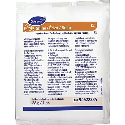 Diversey Suma Shine Portion Pak (DVO94622384)