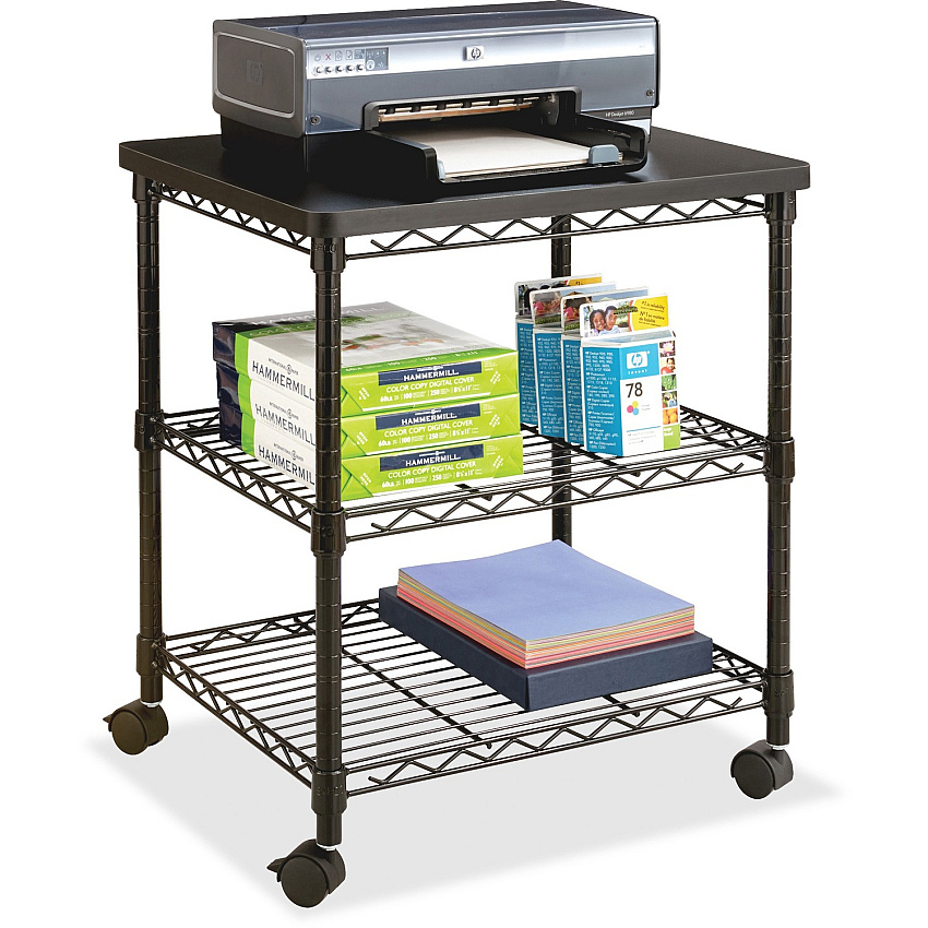 Safco Deskside Wire Machine Stand (SAF5207BL)