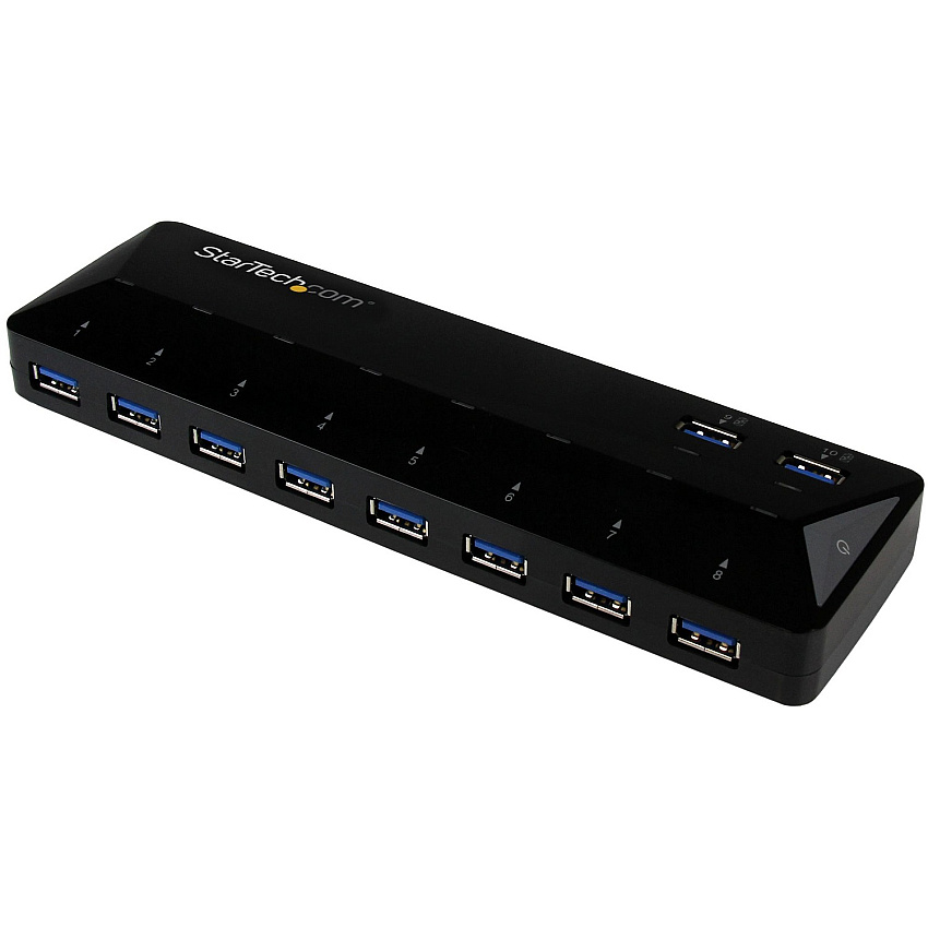 StarTech 10-port Usb 3.0 Hub W/ Charge/sync Ports (ST103008U2C)