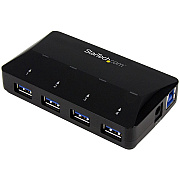 StarTech 4-port Usb 3.0 Hub Plus 2.4a Charge Port (ST53004U1C)