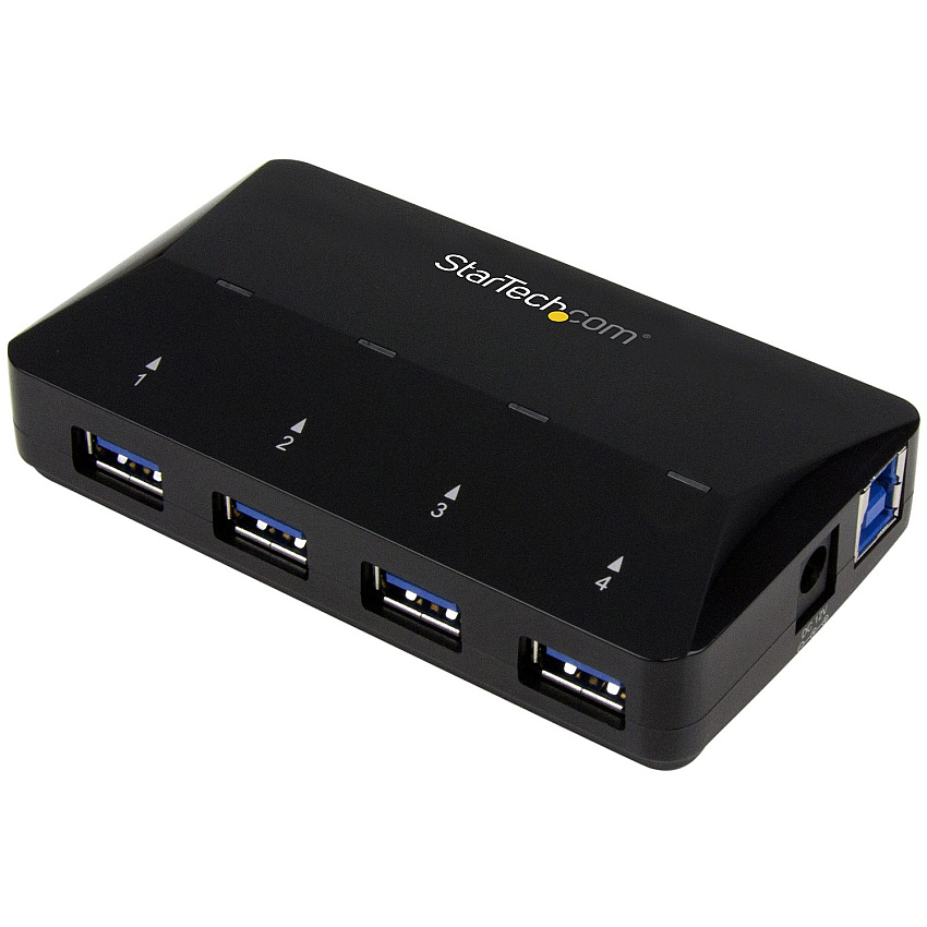 StarTech 4-port Usb 3.0 Hub Plus 2.4a Charge Port (ST53004U1C)