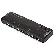 StarTech 7-pt Usb 3.0 Hub + 2x 2.4a Charge Ports (ST93007U2C)