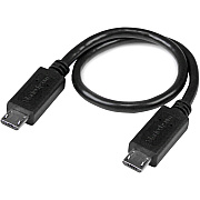 StarTech 8in Micro Usb To Micro Usb Otg Cable M/m (UUUSBOTG8IN)