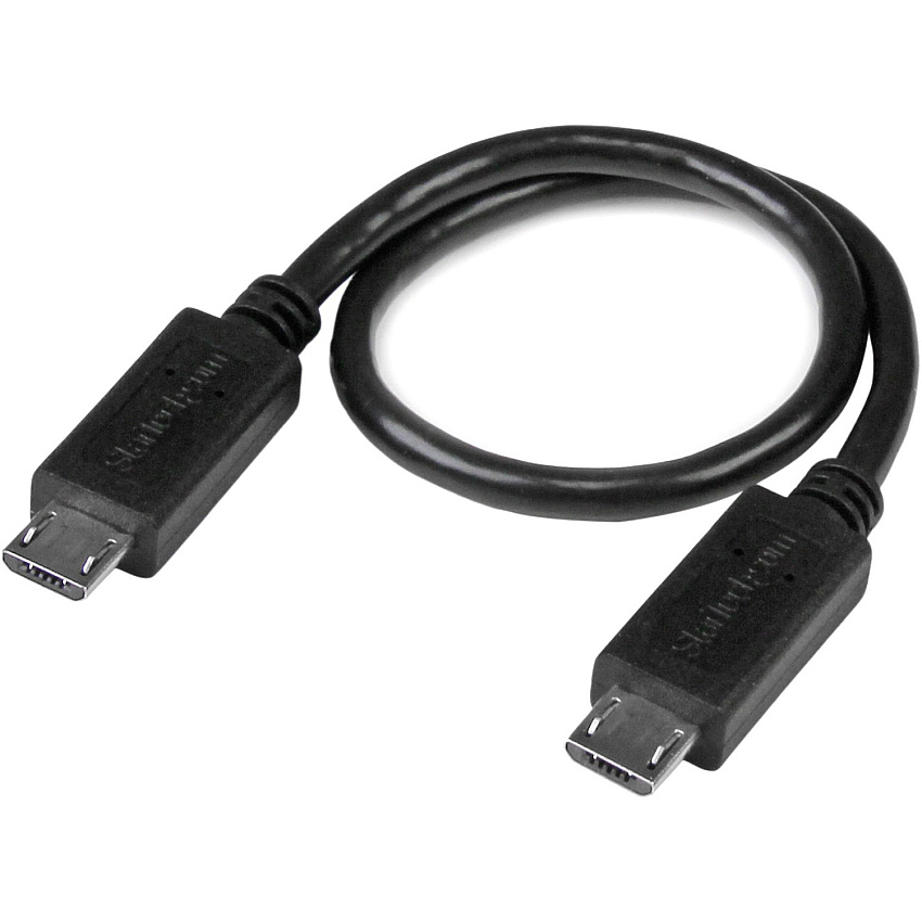 StarTech 8in Micro Usb To Micro Usb Otg Cable M/m (UUUSBOTG8IN)