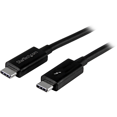 StarTech 1m Thunderbolt 3 (20gbps) Usb-c Cable - Thunderbolt, Usb, And Display Port Compatible (TBLT3MM1M)